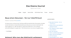 Desktop Screenshot of doena-journal.doena-soft.de